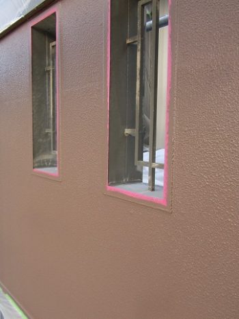 上塗り２回目をしたところです。