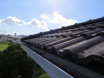 岡山市中区　屋根塗装前
