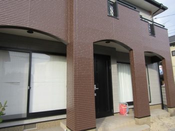 完成した外壁