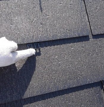 屋根　タスペーサー設置