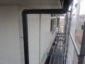 樋の塗装完成