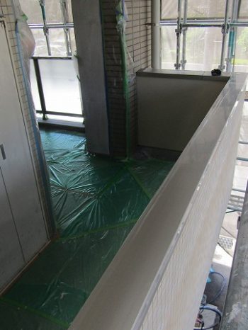 笠木取り付け