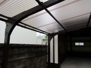 カーポートの完成