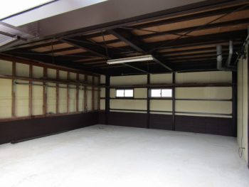 鉄骨の塗装完成