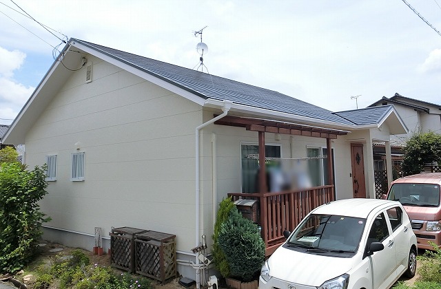岡山市東区で外壁・屋根の塗装完成