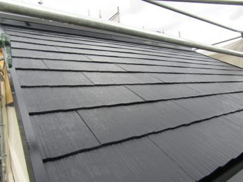 屋根の塗装完成