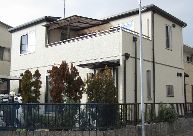 外壁塗装　完成