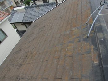 塗装前の屋根