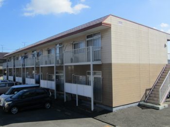 施工前のアパート全体