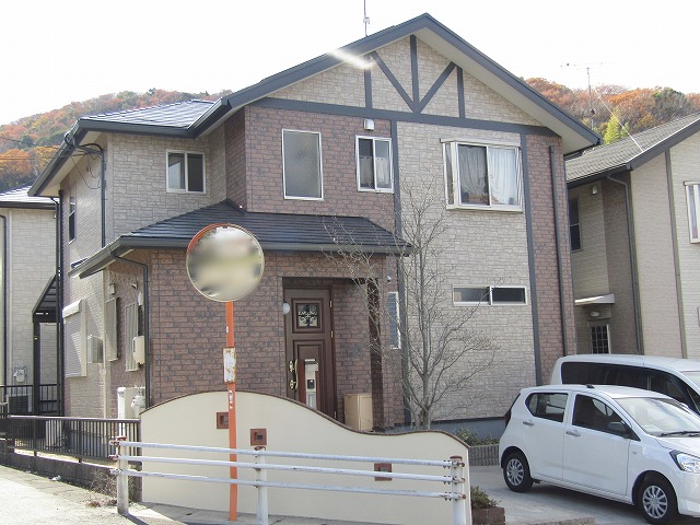 岡山市の外壁塗装完成