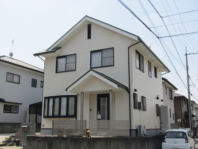 玉野市の外壁塗装工事の完成