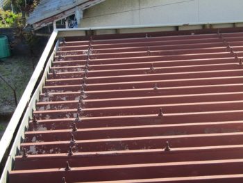 屋根の施工前