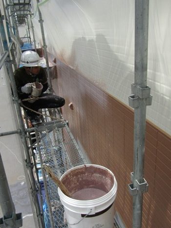吹き付け塗装