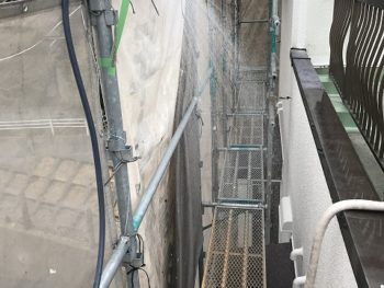 完成後の散水検査