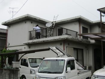 塗装前の全景