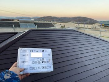 屋根の完成