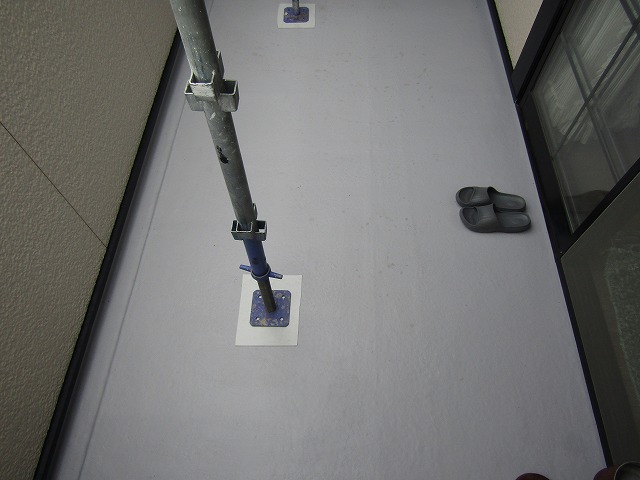 バルコニーFRP防水　完成