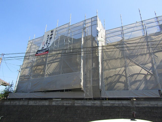 里庄町外壁塗装　塗夢