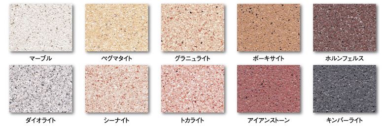 アステックの塗料多彩模様グラナート