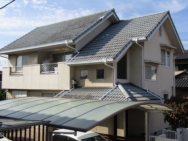 屋根の塗装前