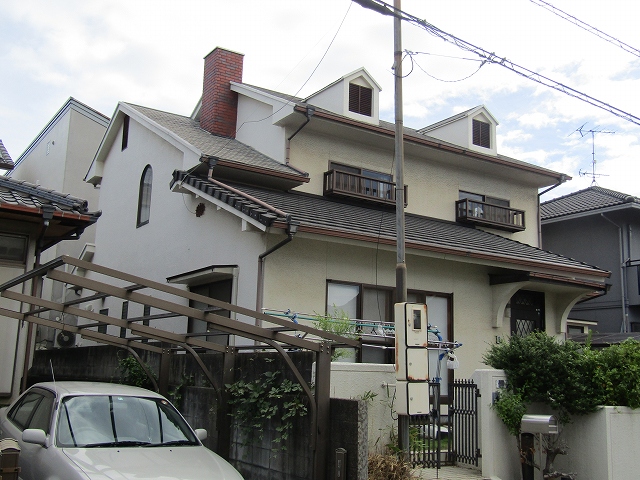 屋根外壁塗装 施工前