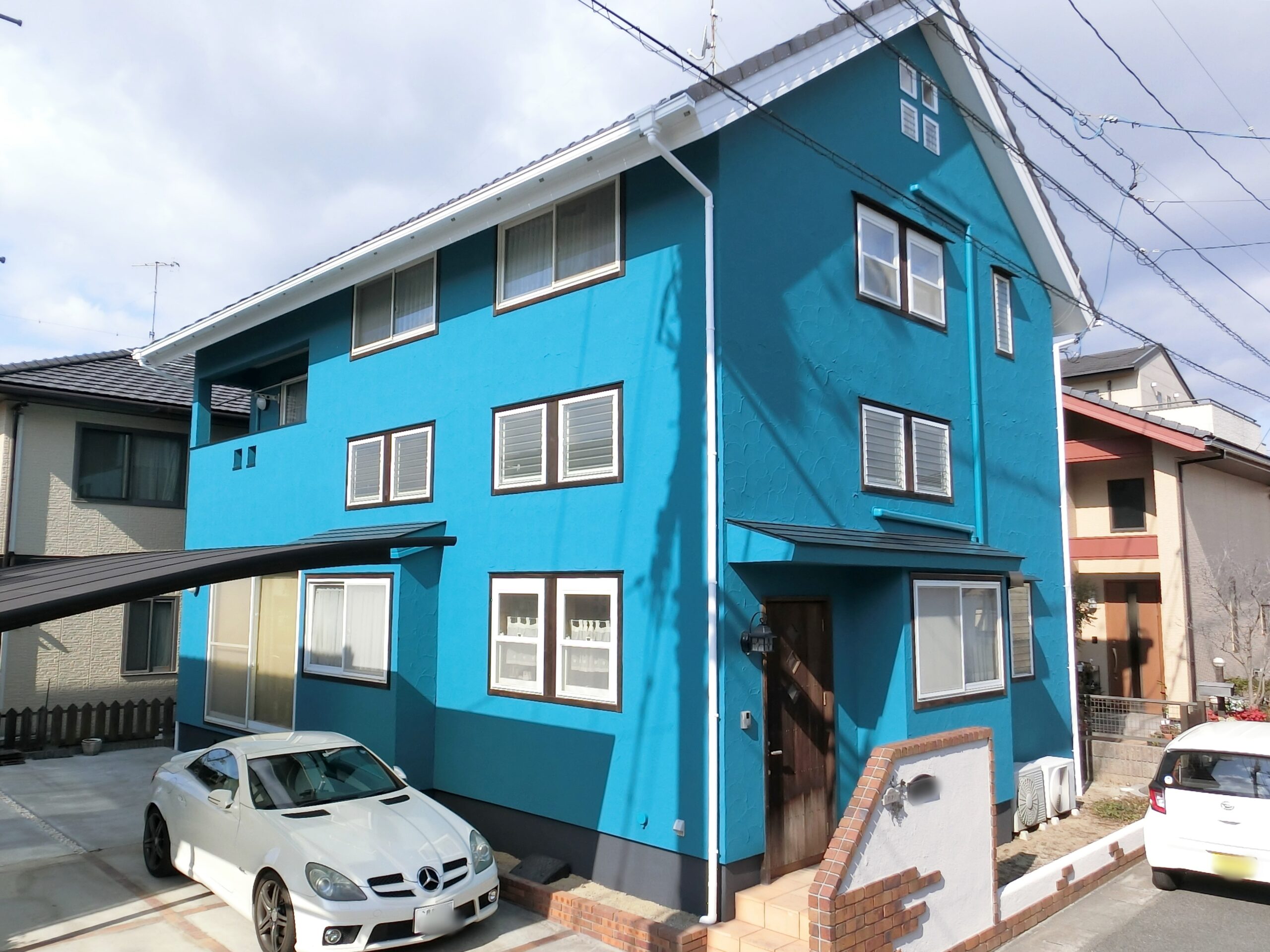 塗装後の全景
