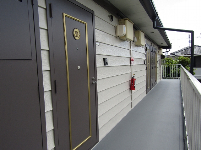 アパート塗装の完成