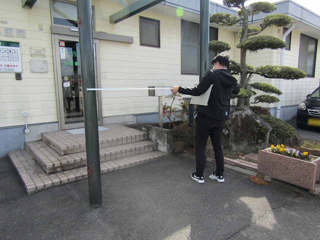 足場計画の様子