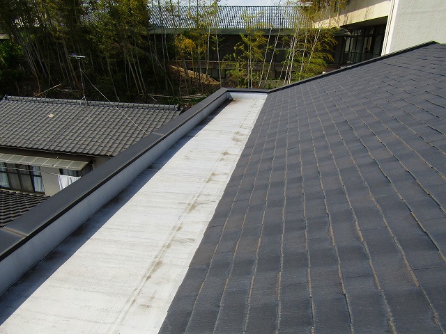アパート屋根塗装、防水工事施工前