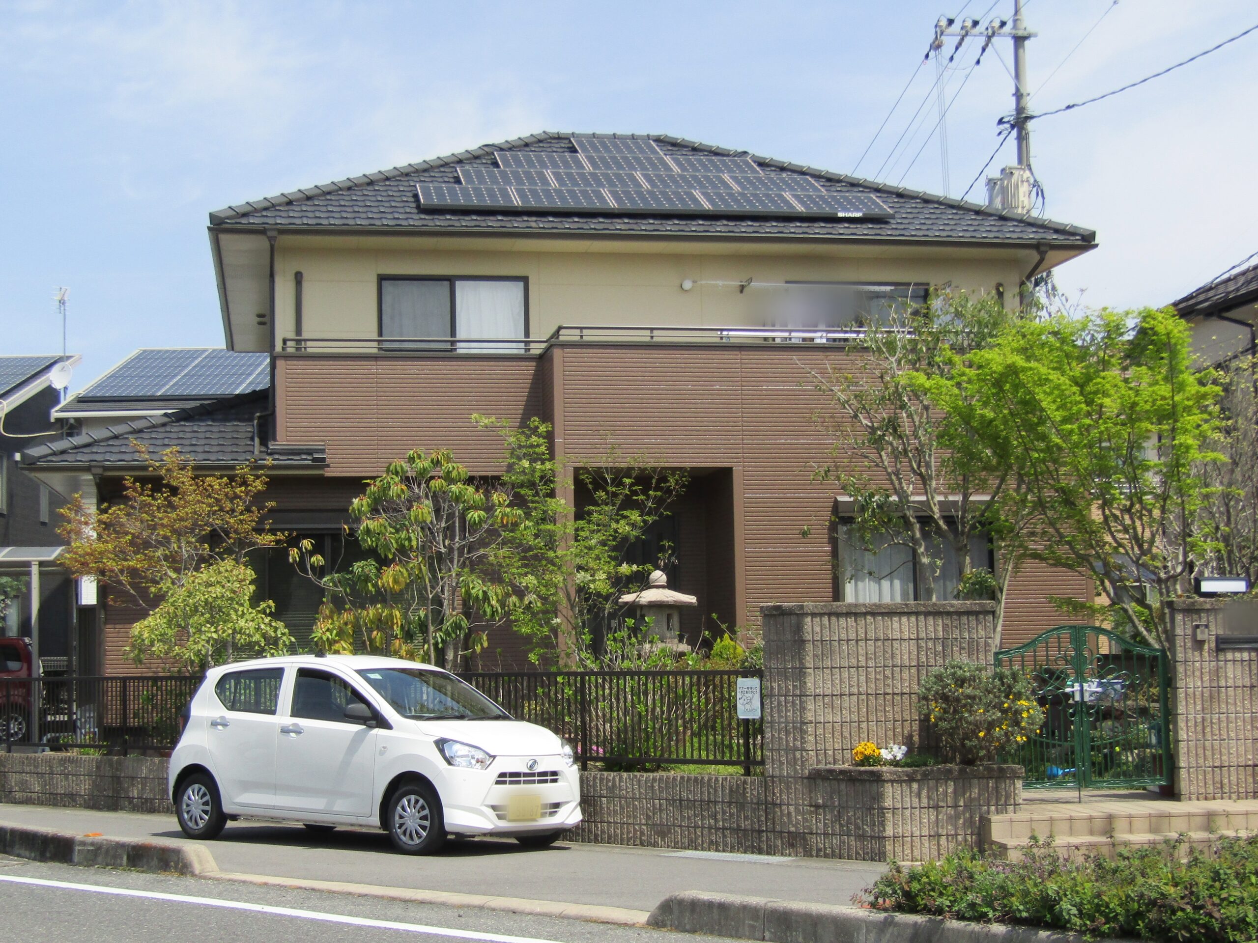塗装後の全景