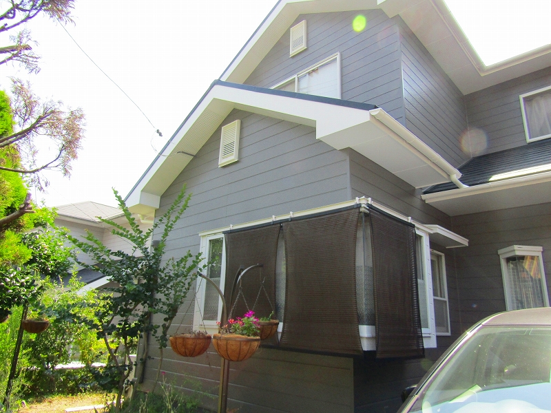 ライトグレーで塗装