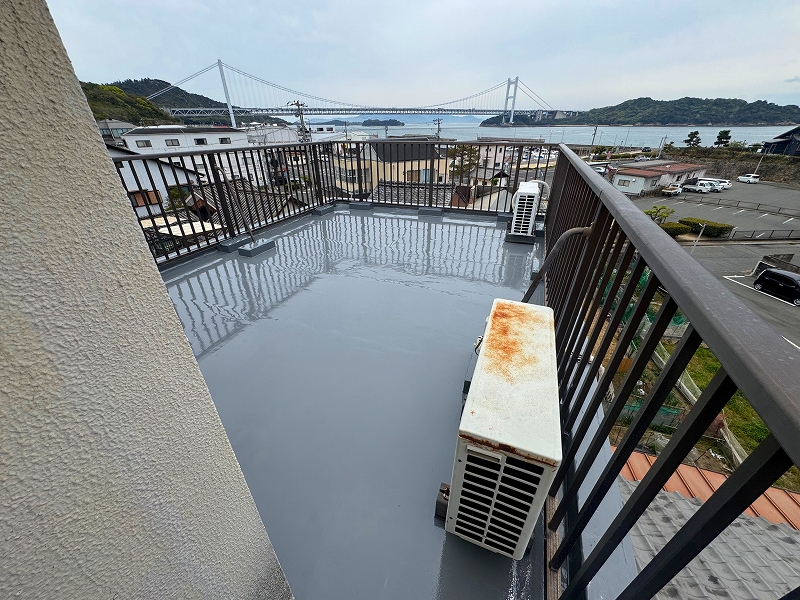 ウレタン防水完成