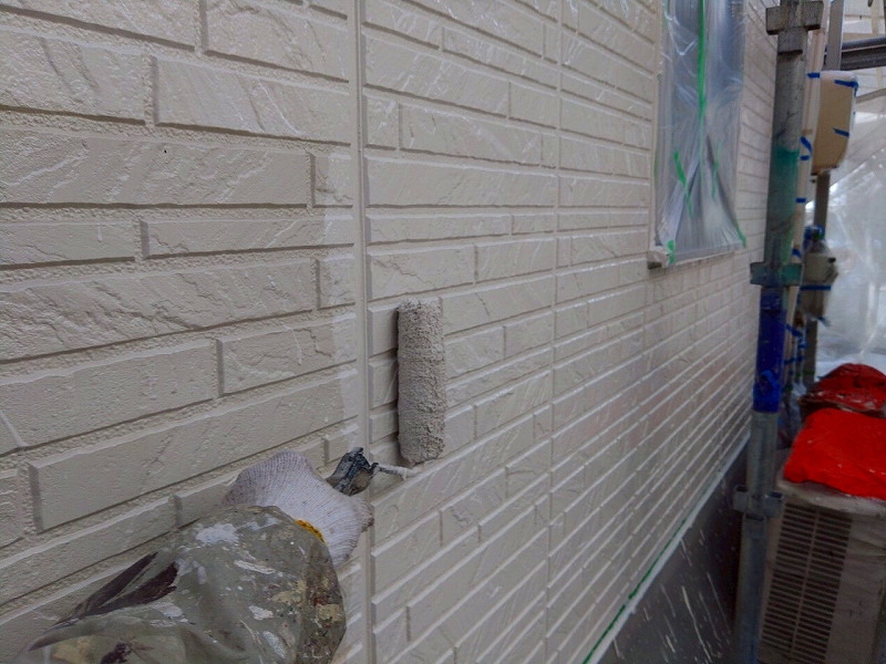 上塗り１回目塗装