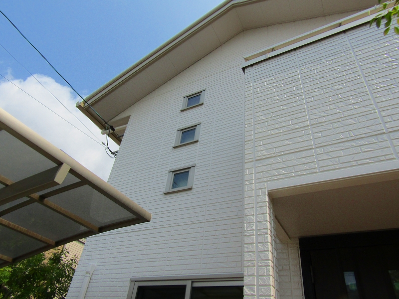 外壁塗装完成