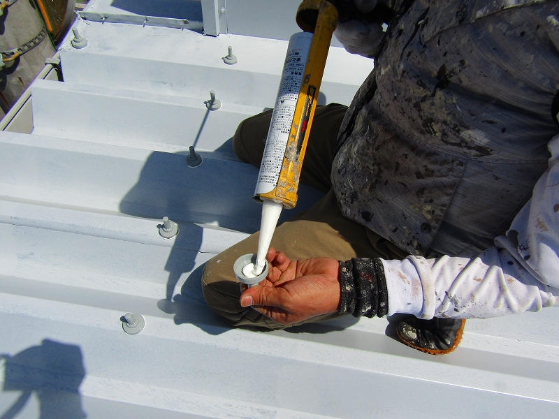 コーキング充填