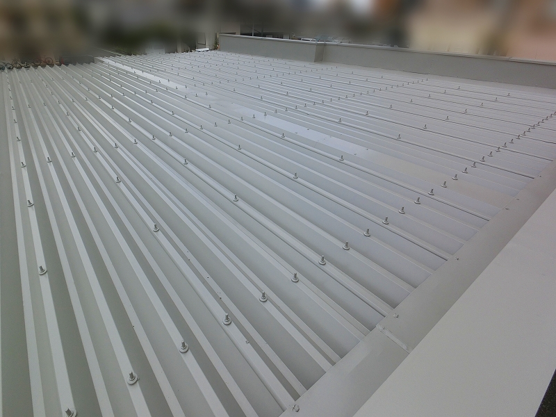 店舗屋根塗装　施工後