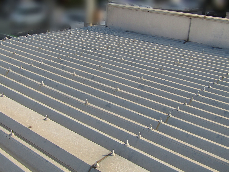 店舗屋根塗装　施工前