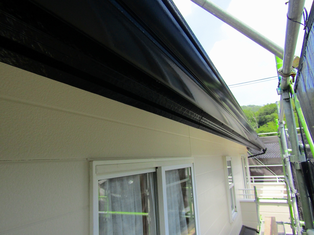 樋などの付帯部の塗装