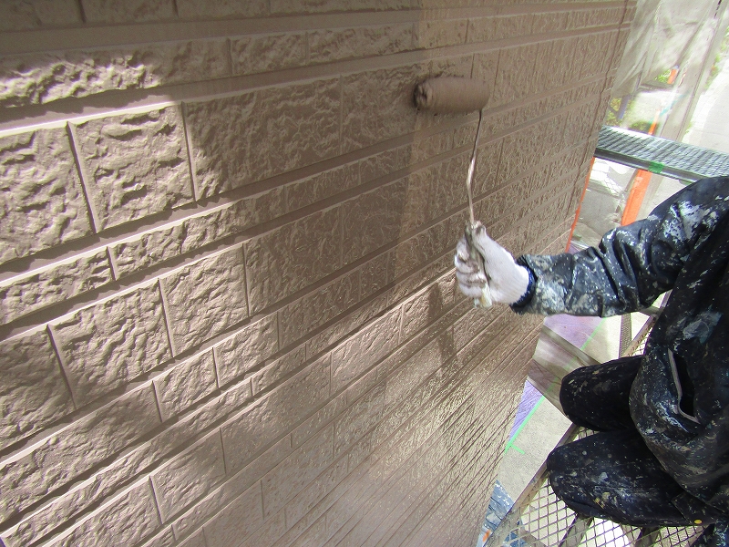 上塗り２回目塗装