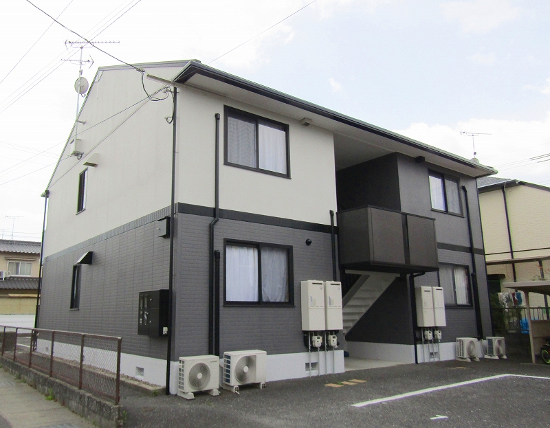 ５年前　アパート完成時