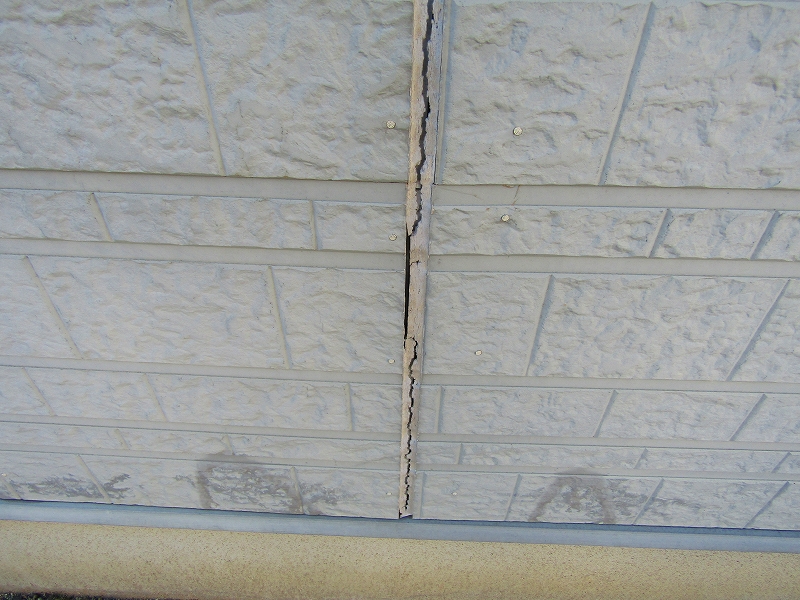 コーキングの切れ