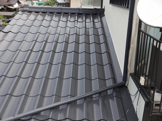 屋根塗装完成