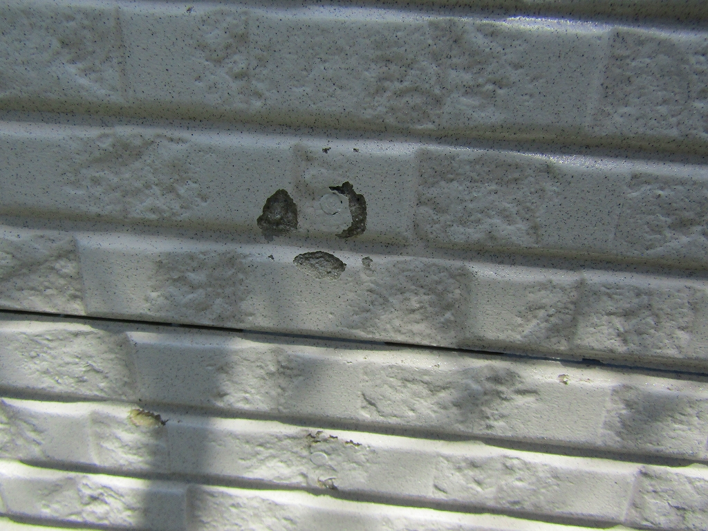 外壁の劣化　剥がれ