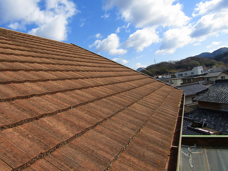 モニエル瓦塗装前