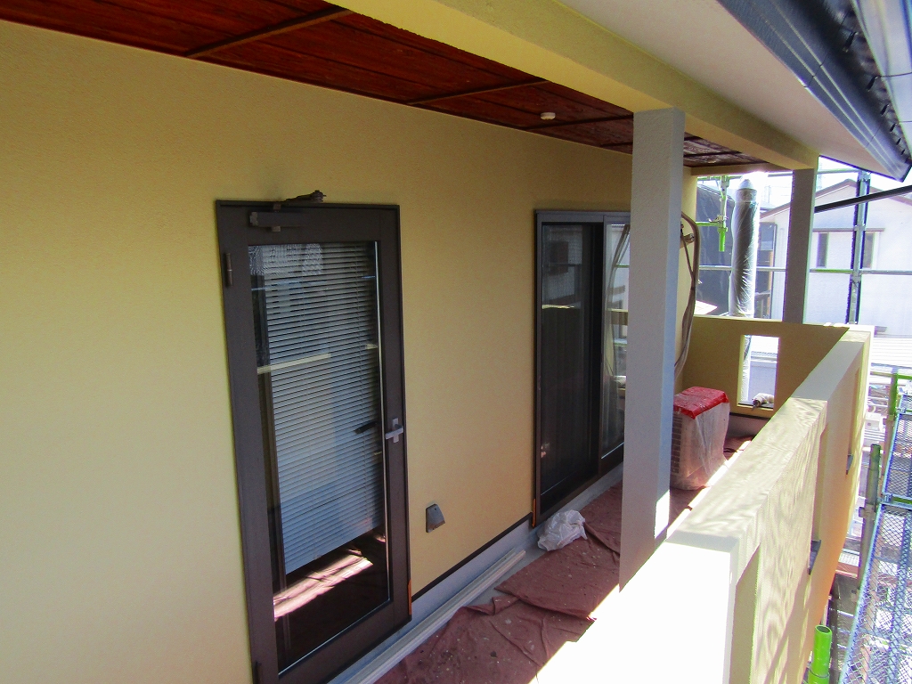 セラミファイントップ塗装後